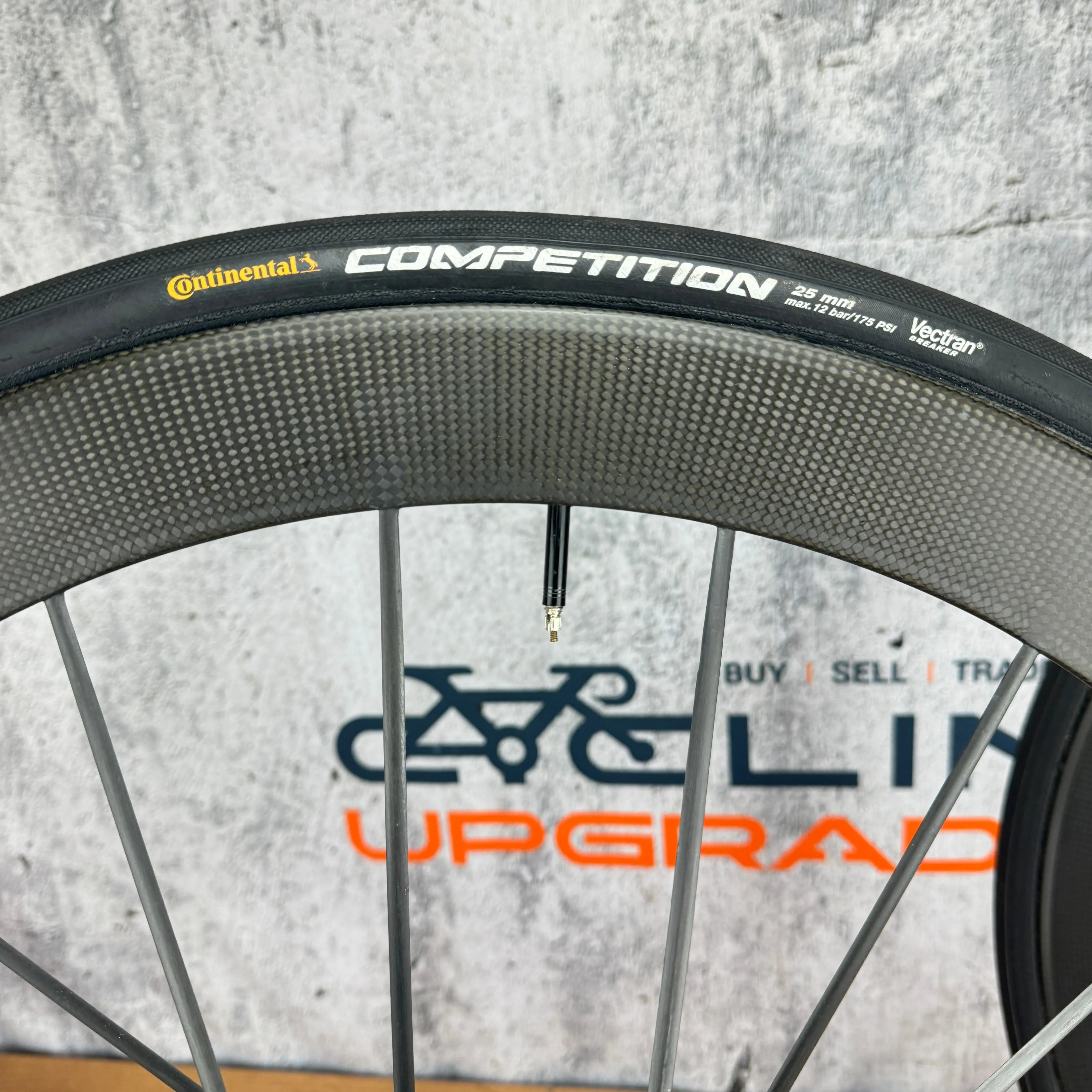 Lightweight Meilenstein T 24D Carbon Tubular Road Bike Disc Wheelset 700c 1250g