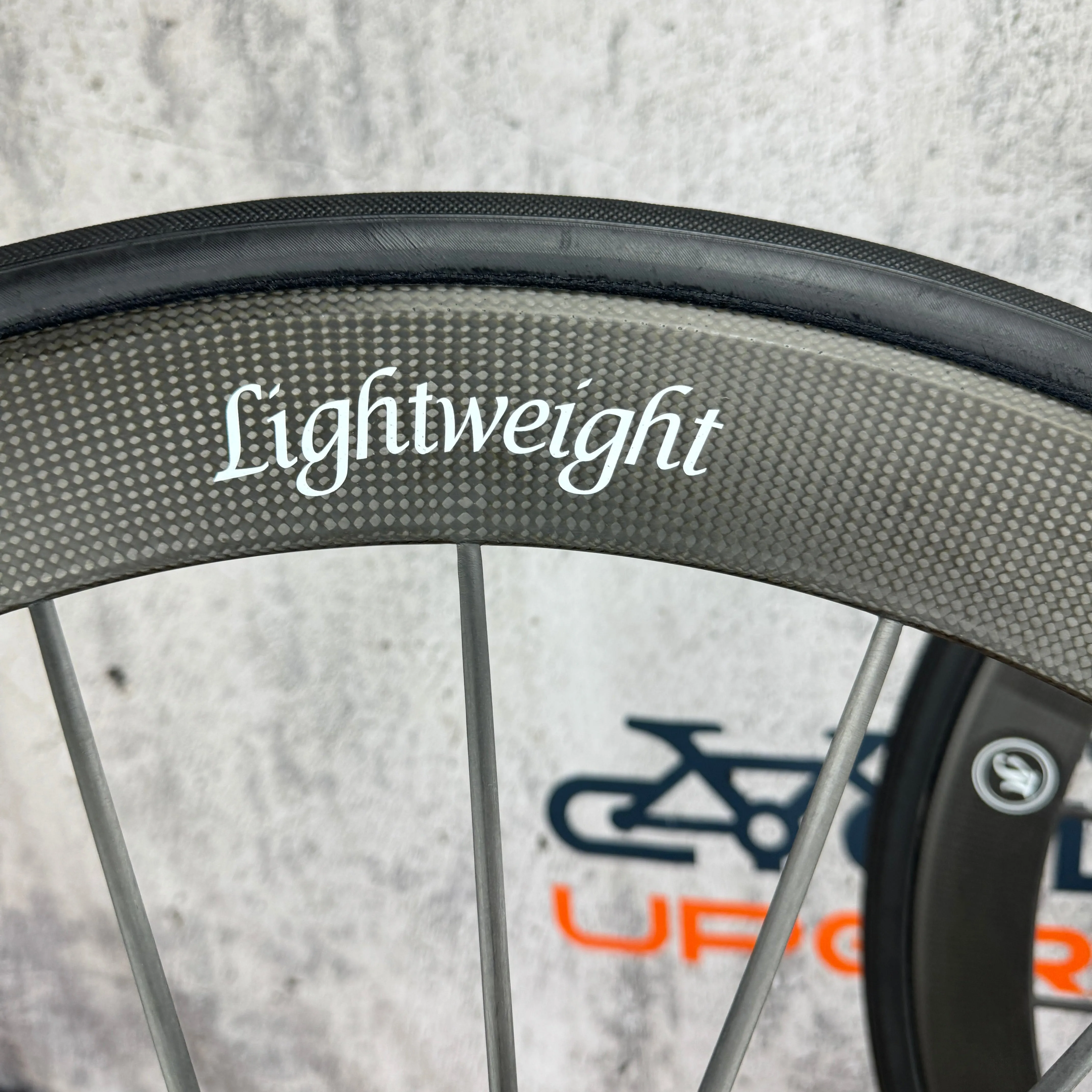 Lightweight Meilenstein T 24D Carbon Tubular Road Bike Disc Wheelset 700c 1250g
