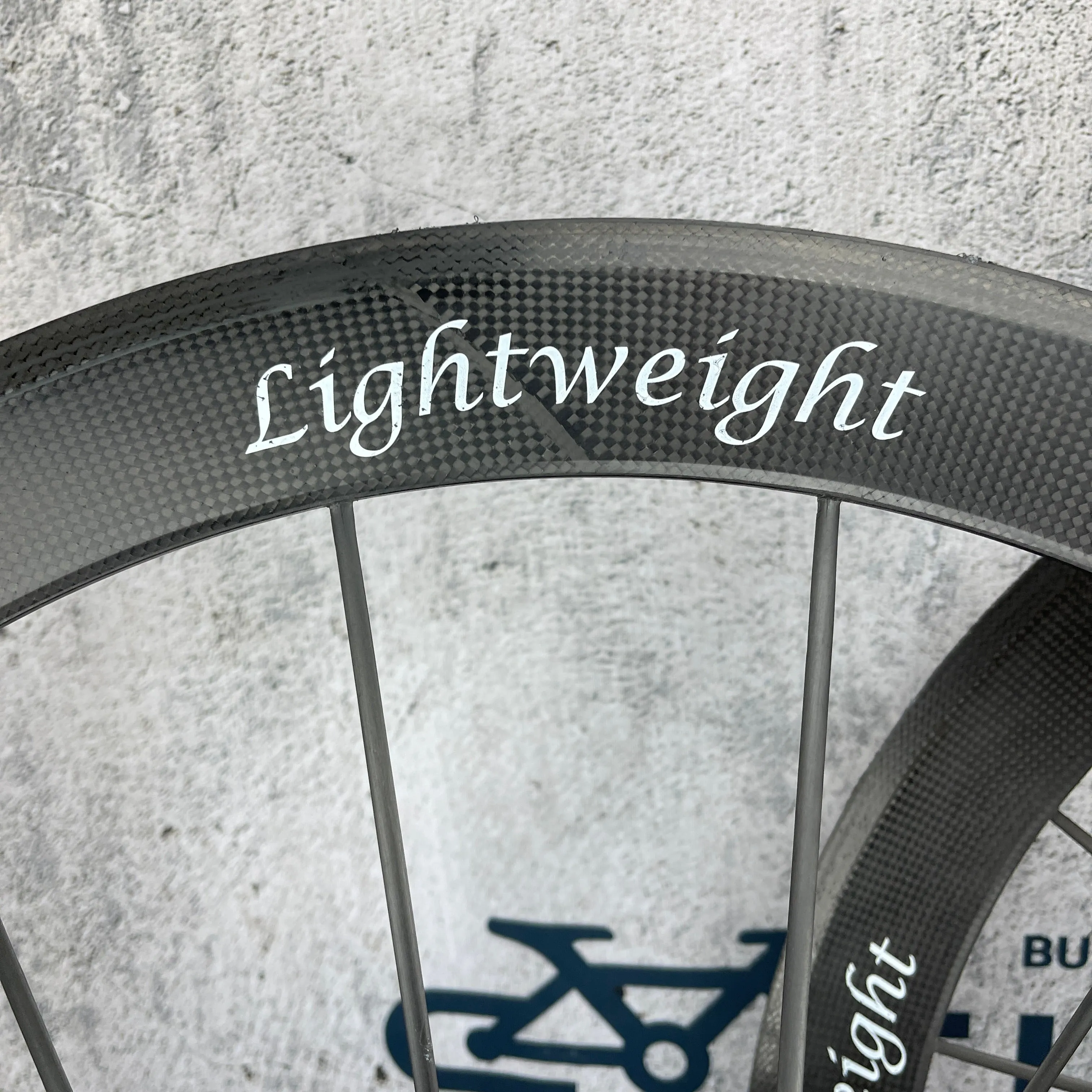 Lightweight Standard III T 16/20 Carbon Tubular Wheelset 700c Rim Brake 1101g