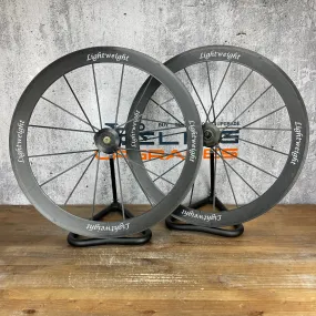 Lightweight Standard III T 16/20 Carbon Tubular Wheelset 700c Rim Brake 1101g