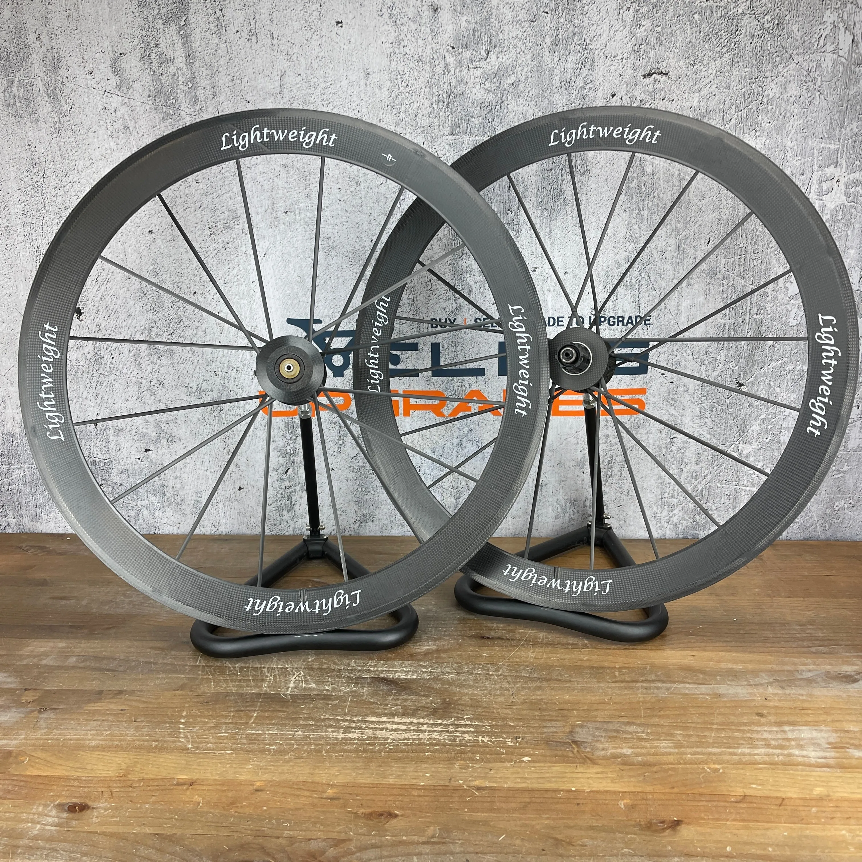 Lightweight Standard III T 16/20 Carbon Tubular Wheelset 700c Rim Brake 1101g