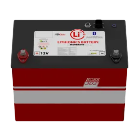 Lithionics Boss 302 12V 310AH E1508 Battery GTX12V310A-E1508-CS200