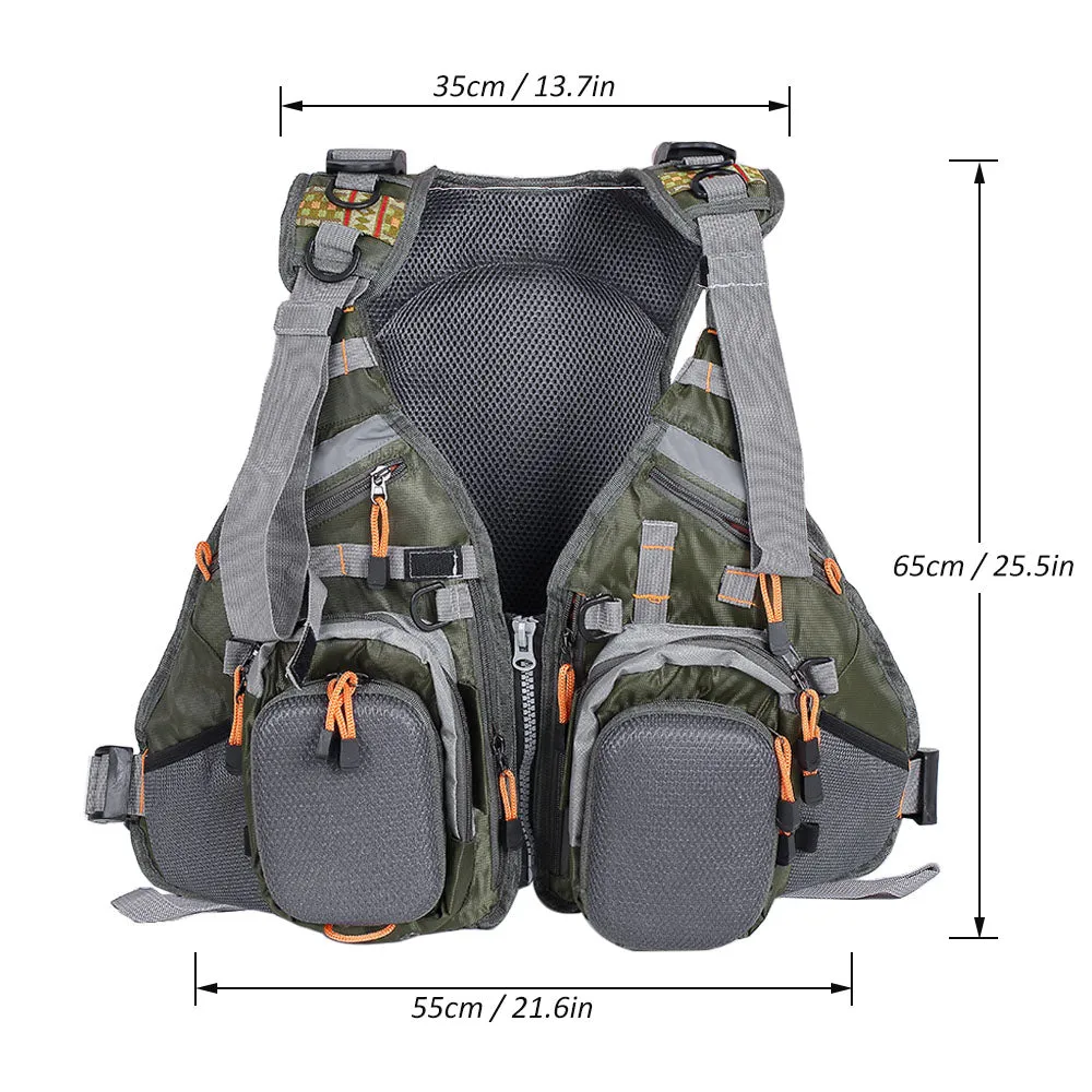 Lixada 3 In 1 Mesh Fly Fishing Vest