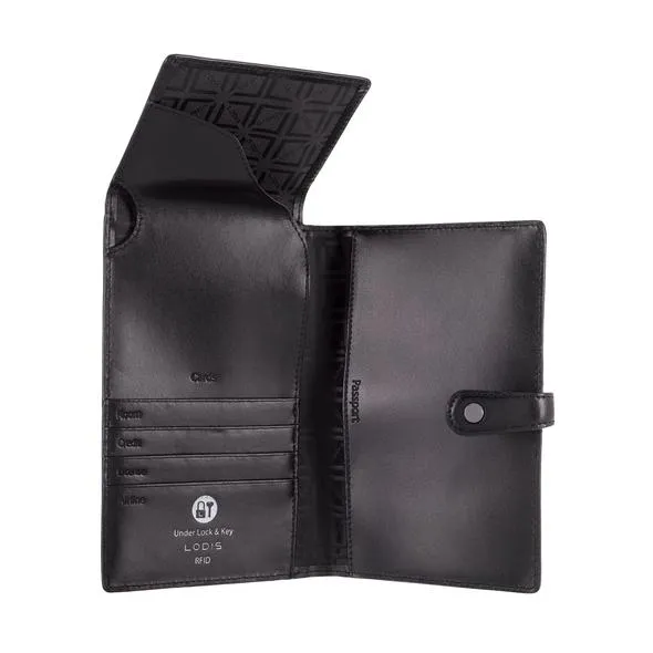 Lodis Audrey Cell Phone Passport Wallet with Lock & Key Technology