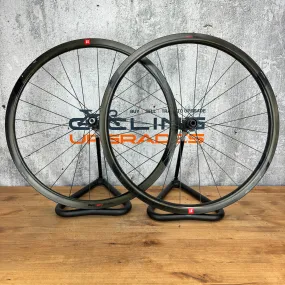Low Mile! 3T Discus C35 Team Stealth Carbon Disc Brake Clincher Wheelset 700c
