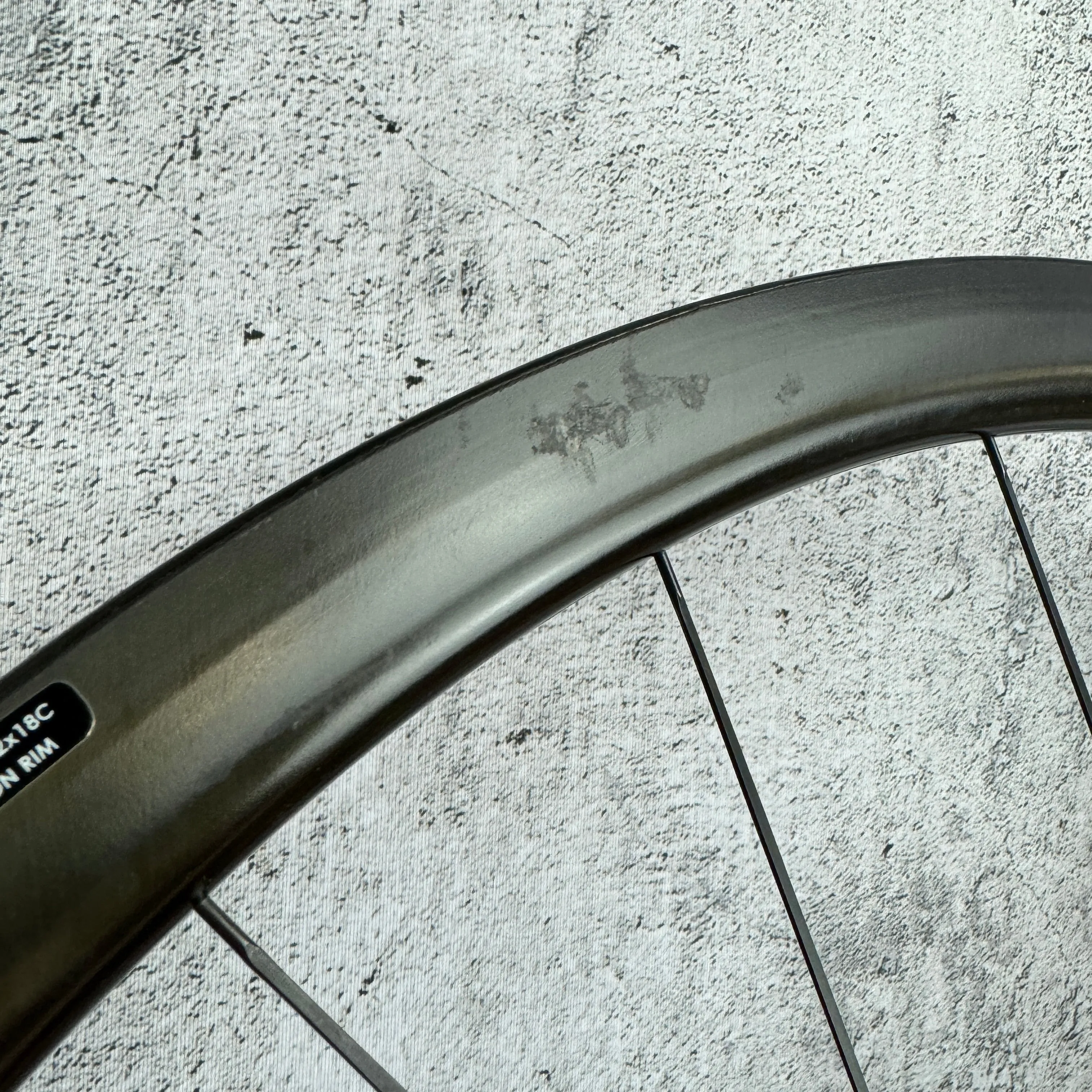 Low Mile! 3T Discus C35 Team Stealth Carbon Disc Brake Clincher Wheelset 700c