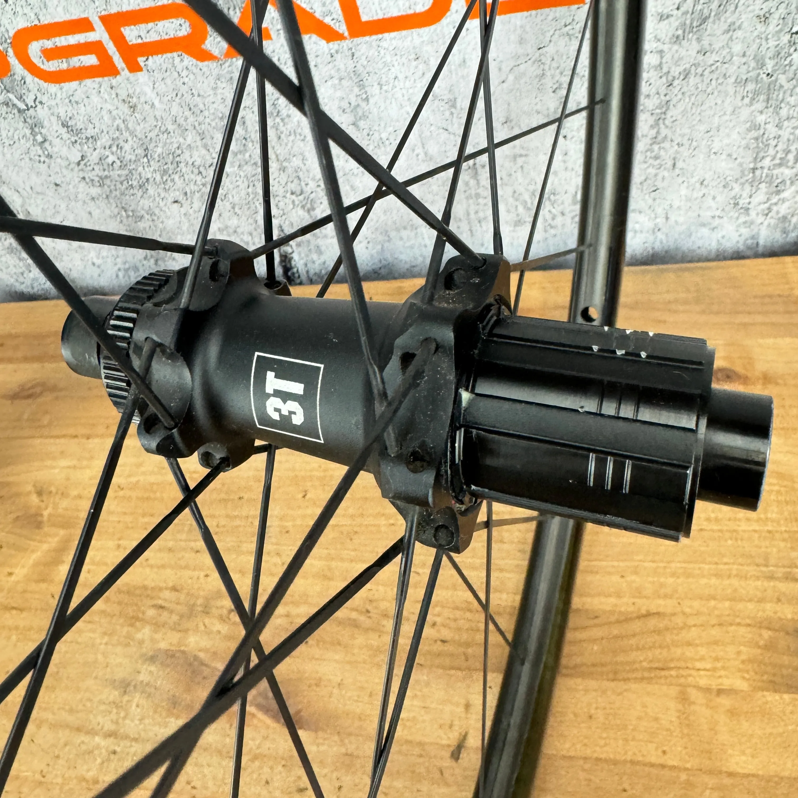 Low Mile! 3T Discus C35 Team Stealth Carbon Disc Brake Clincher Wheelset 700c