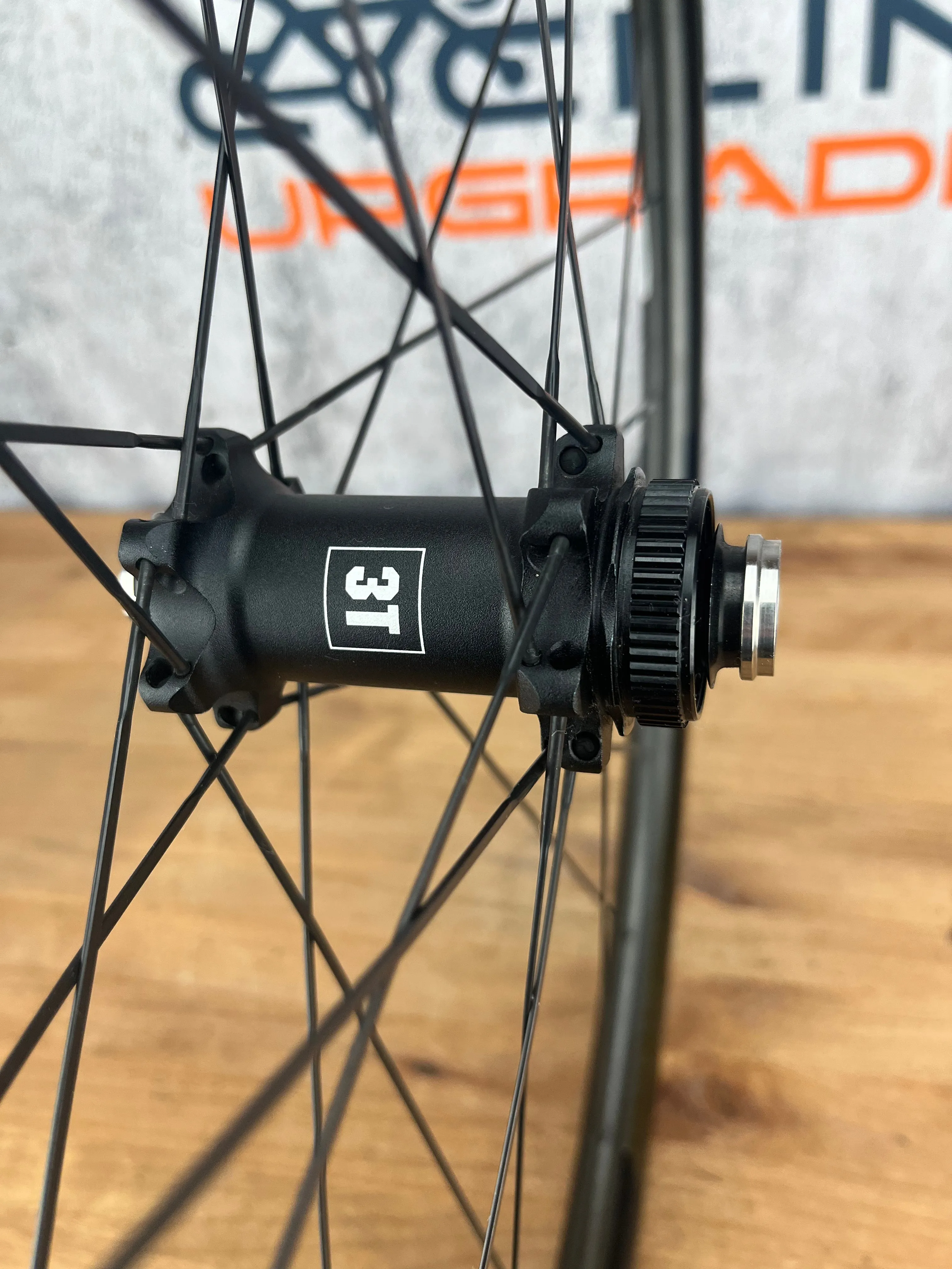 Low Mile! 3T Discus C35 Team Stealth Carbon Disc Brake Clincher Wheelset 700c