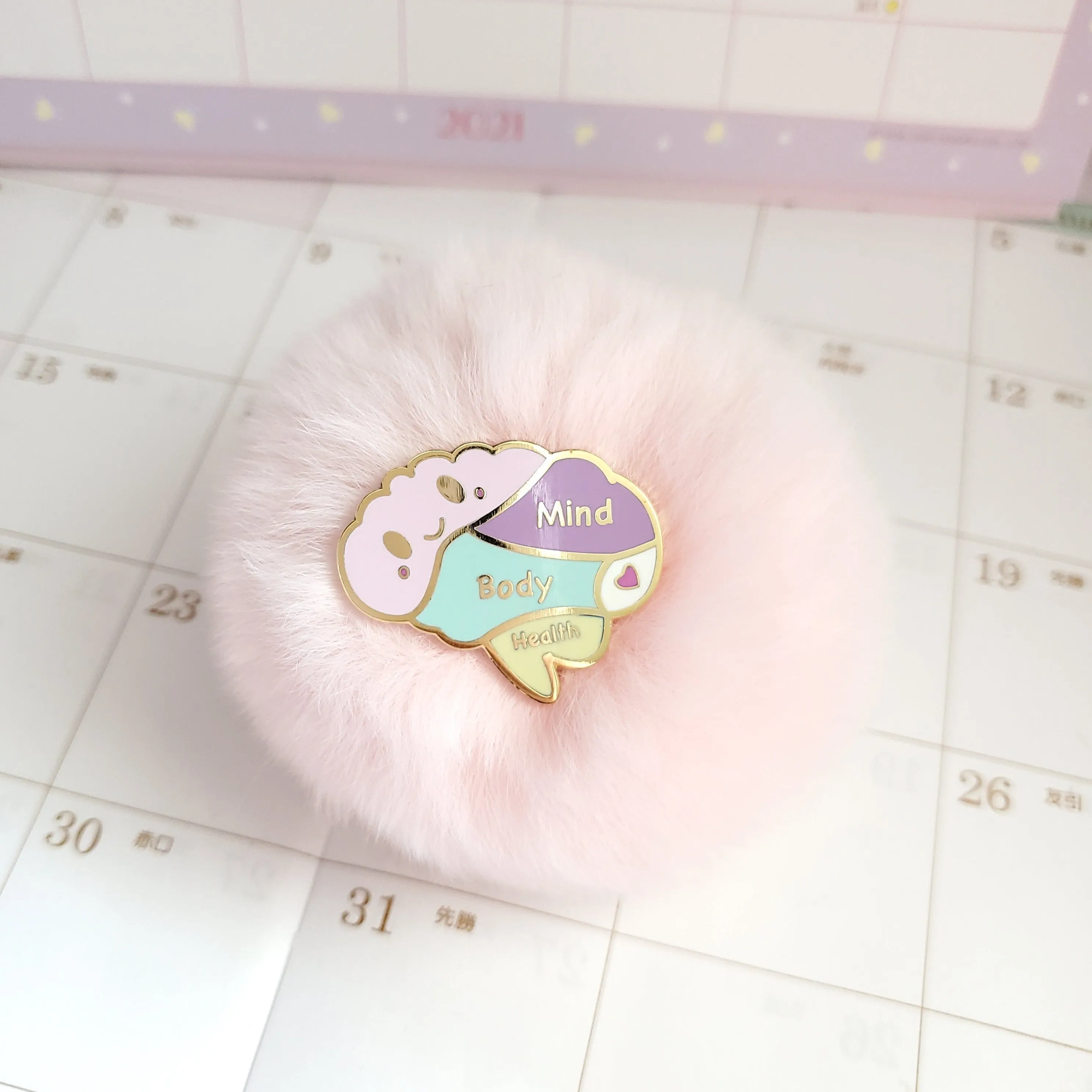 Lulu Brain Health Pin