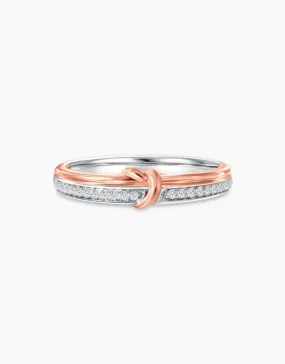 LVC Noeud Amia Diamond Wedding Band