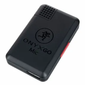 Mackie OnyxGO Mic Clip-On Wireless Bluetooth Microphone with Companion App