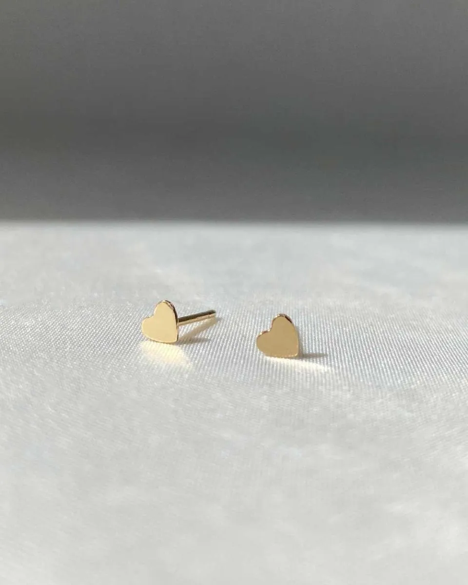 Mini Heart Studs