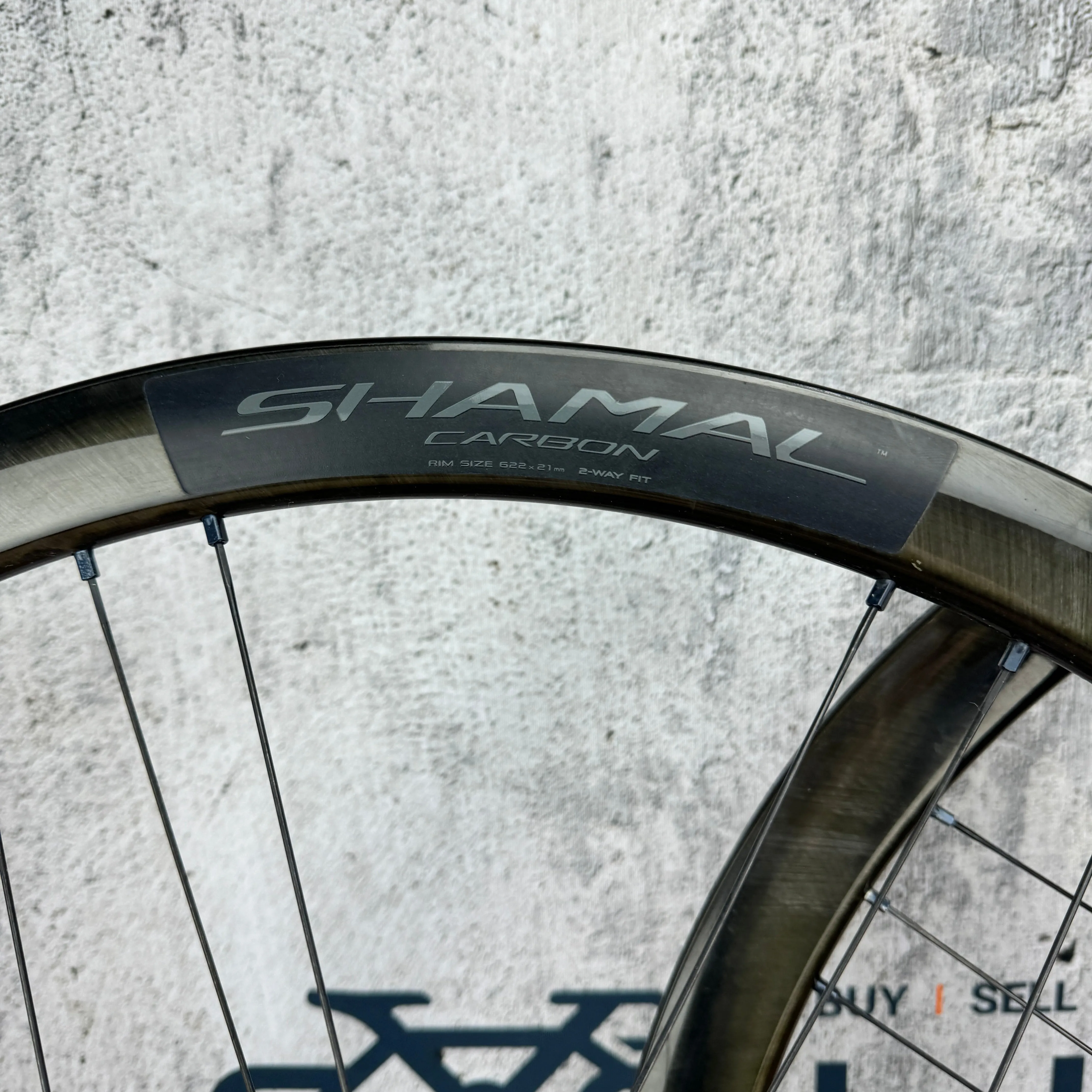 Mint! Campagnolo Shamal 2-Way Fit Carbon Tubeless Disc Wheelset 700c 1597g