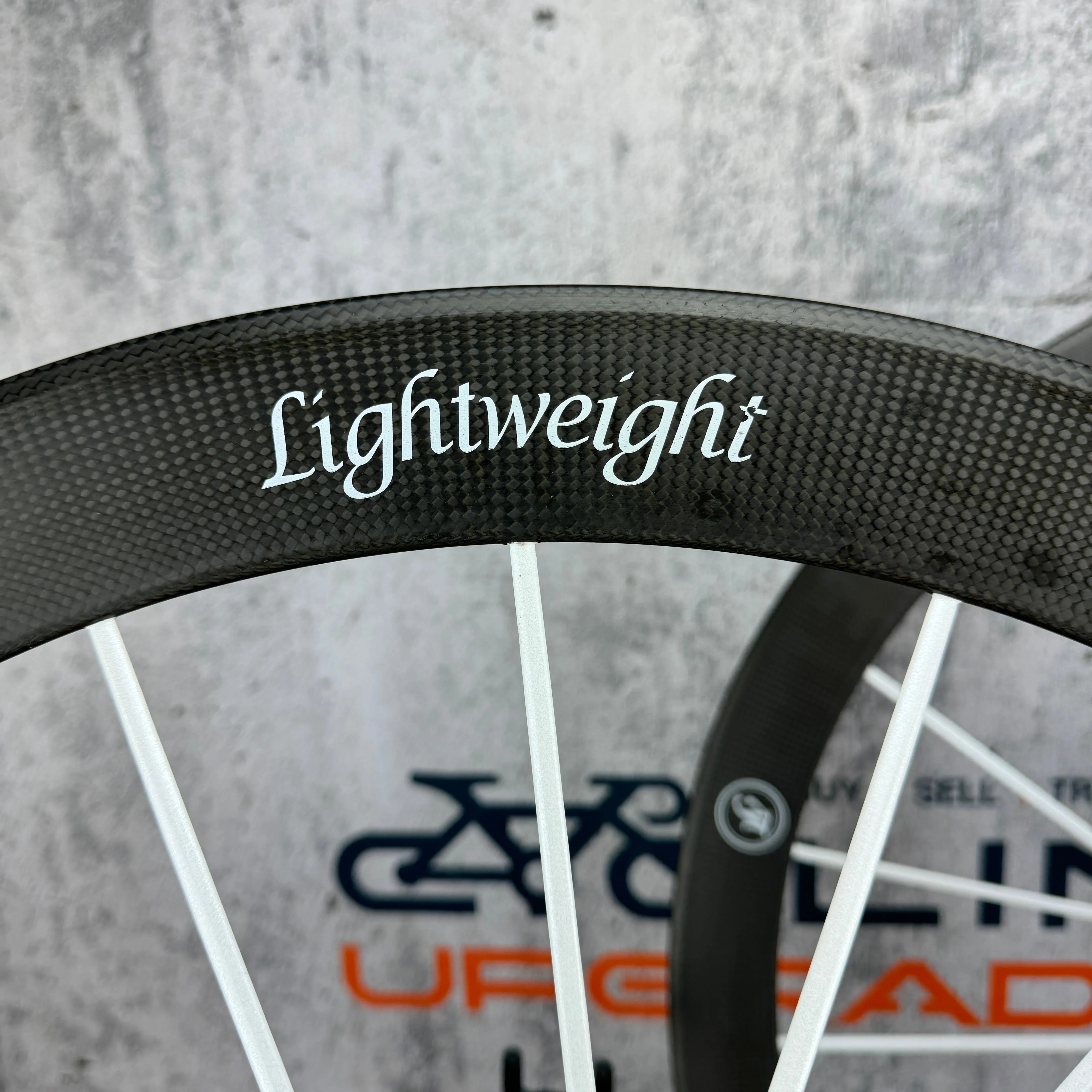 Mint! Lightweight Meilenstein C 24E Weiss Carbon Clincher Disc Brake Wheelset 700c