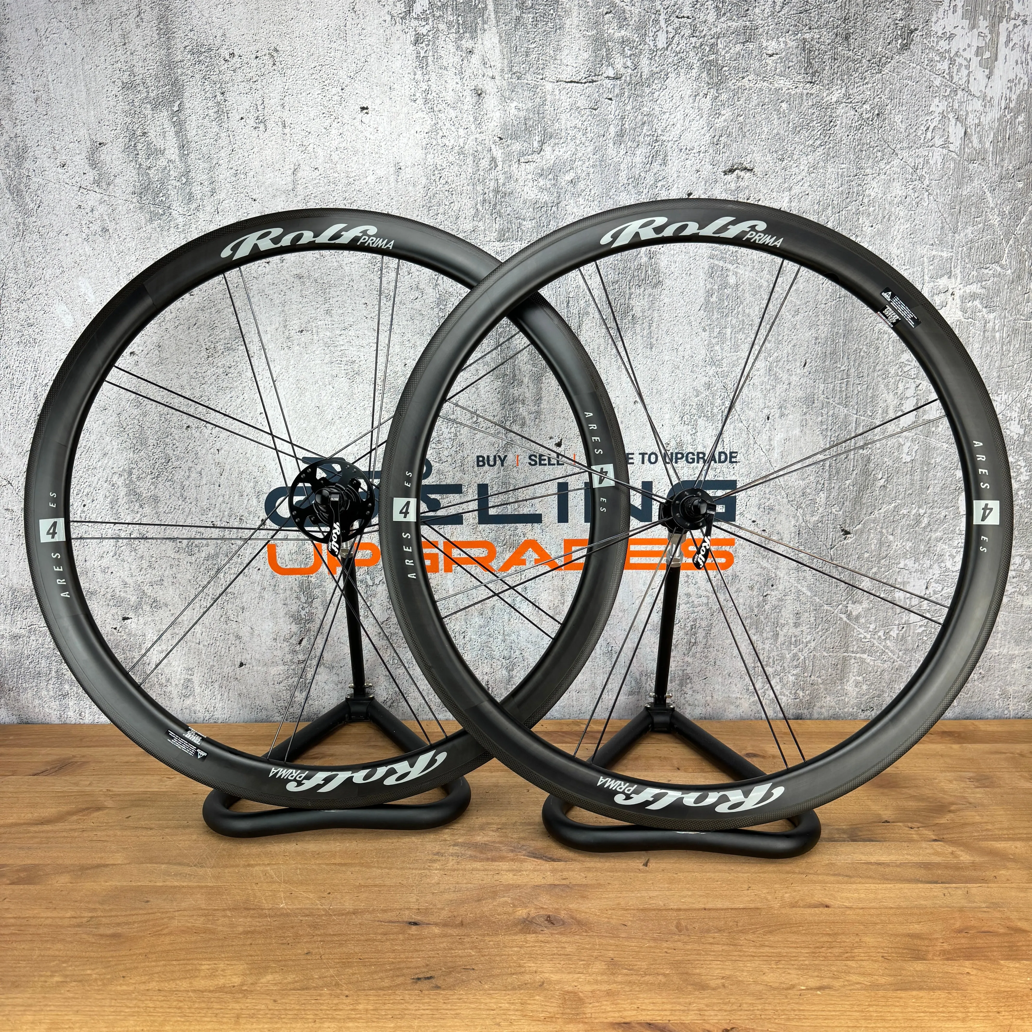 Mint! Rolf Prima Ares 4 ES Carbon Clincher Rim Brake Road Bike Wheelset 700c