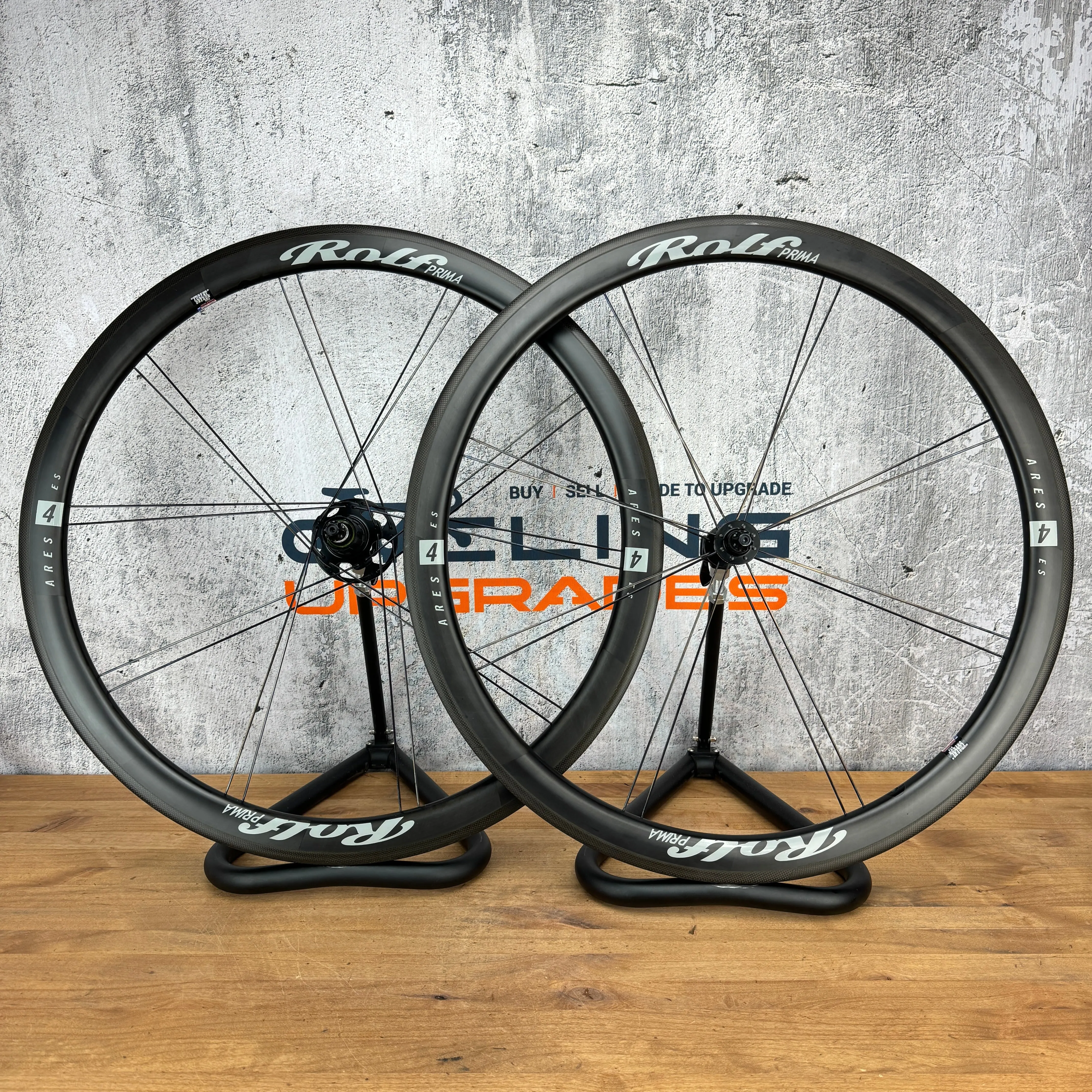 Mint! Rolf Prima Ares 4 ES Carbon Clincher Rim Brake Road Bike Wheelset 700c