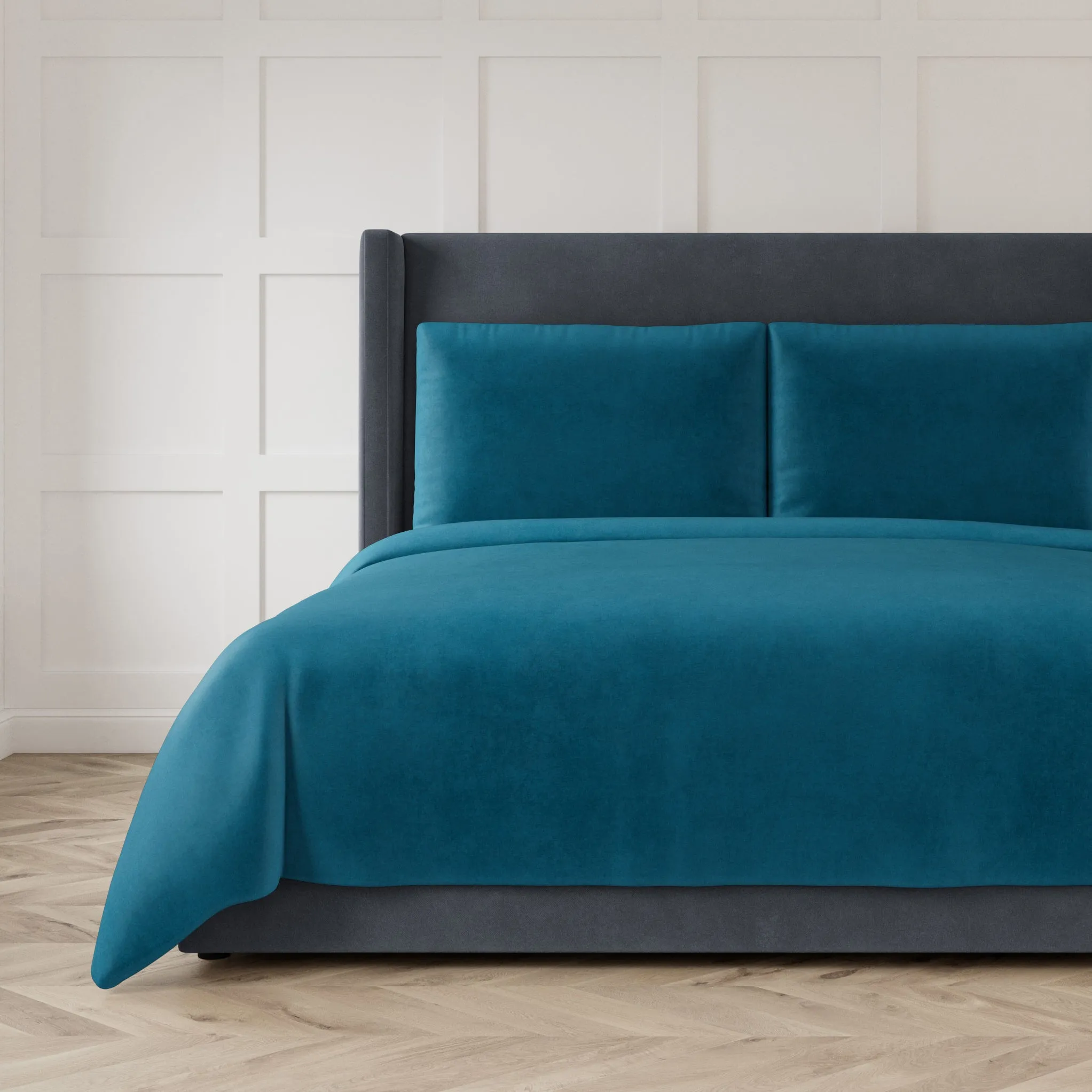 Modern Velvet Coverlet