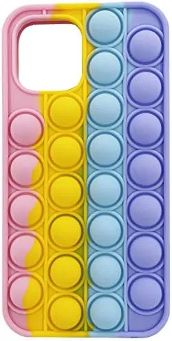 Moreup Pop Phone Case Push Bubble Fidget Case Cover Mobile Phone Protective
