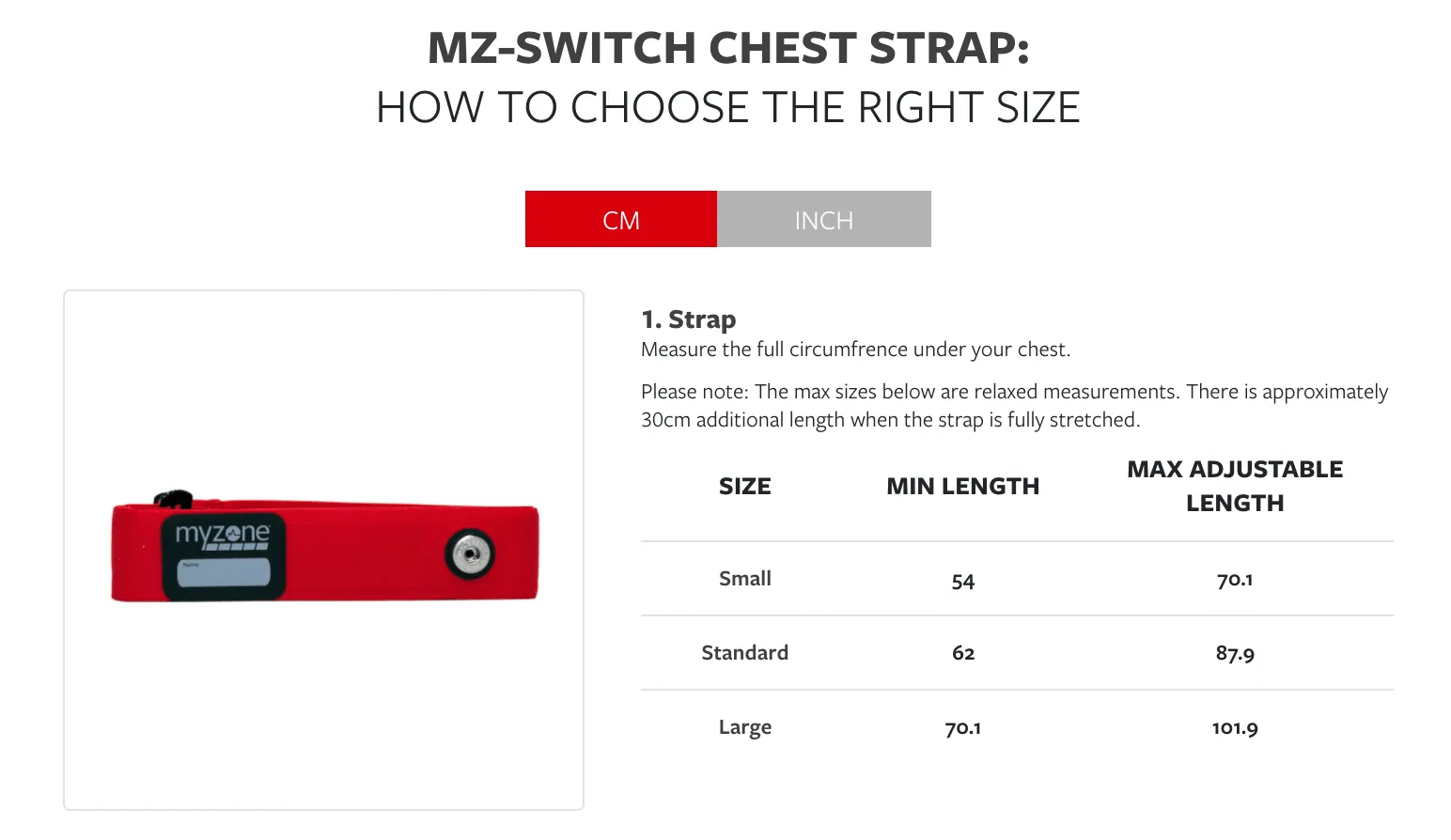 Myzone MZ-Switch Heart Rate Monitor
