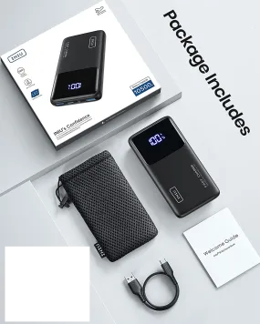 New INIU Power Bank, 10500mAh Slimmest USB C Portable Charger, 22.5W Fast Charging PD3.0 QC4.0 Phone Battery Pack!