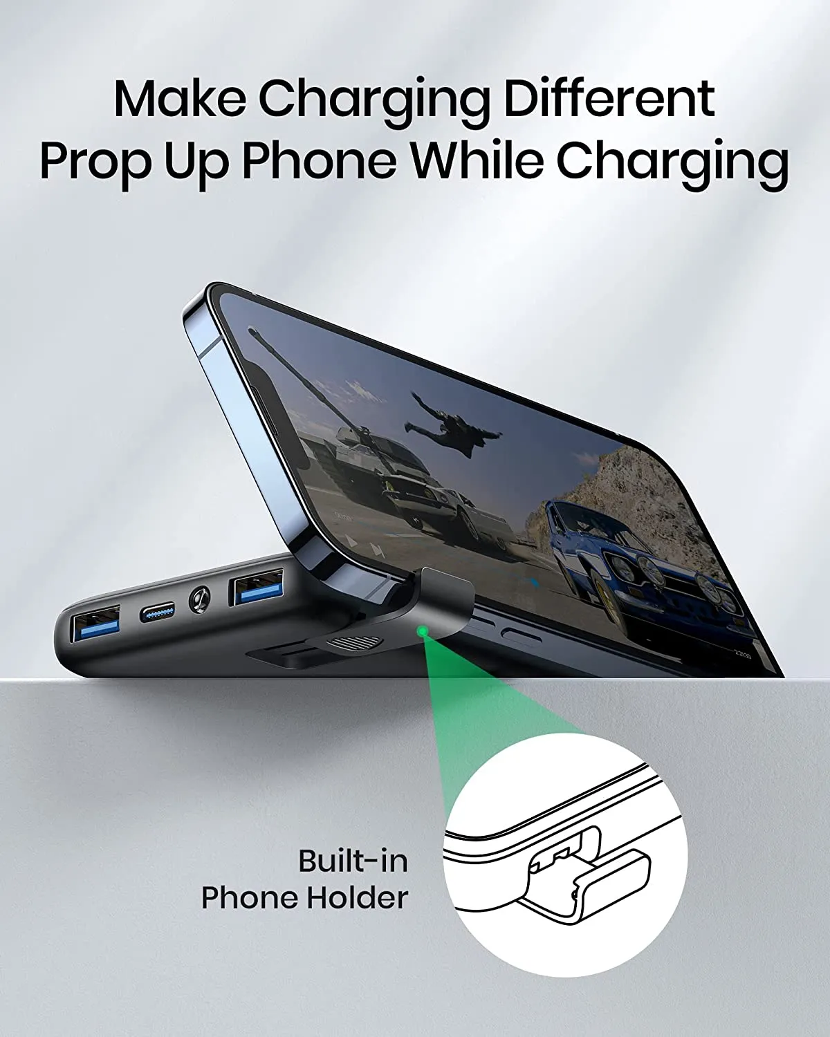 New INIU Power Bank, 10500mAh Slimmest USB C Portable Charger, 22.5W Fast Charging PD3.0 QC4.0 Phone Battery Pack!