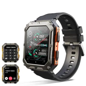 New Men's Voice Assistant BT Wireless C20 Pro Smart Watch IP68 Waterproof Wristwatch for Android Ios