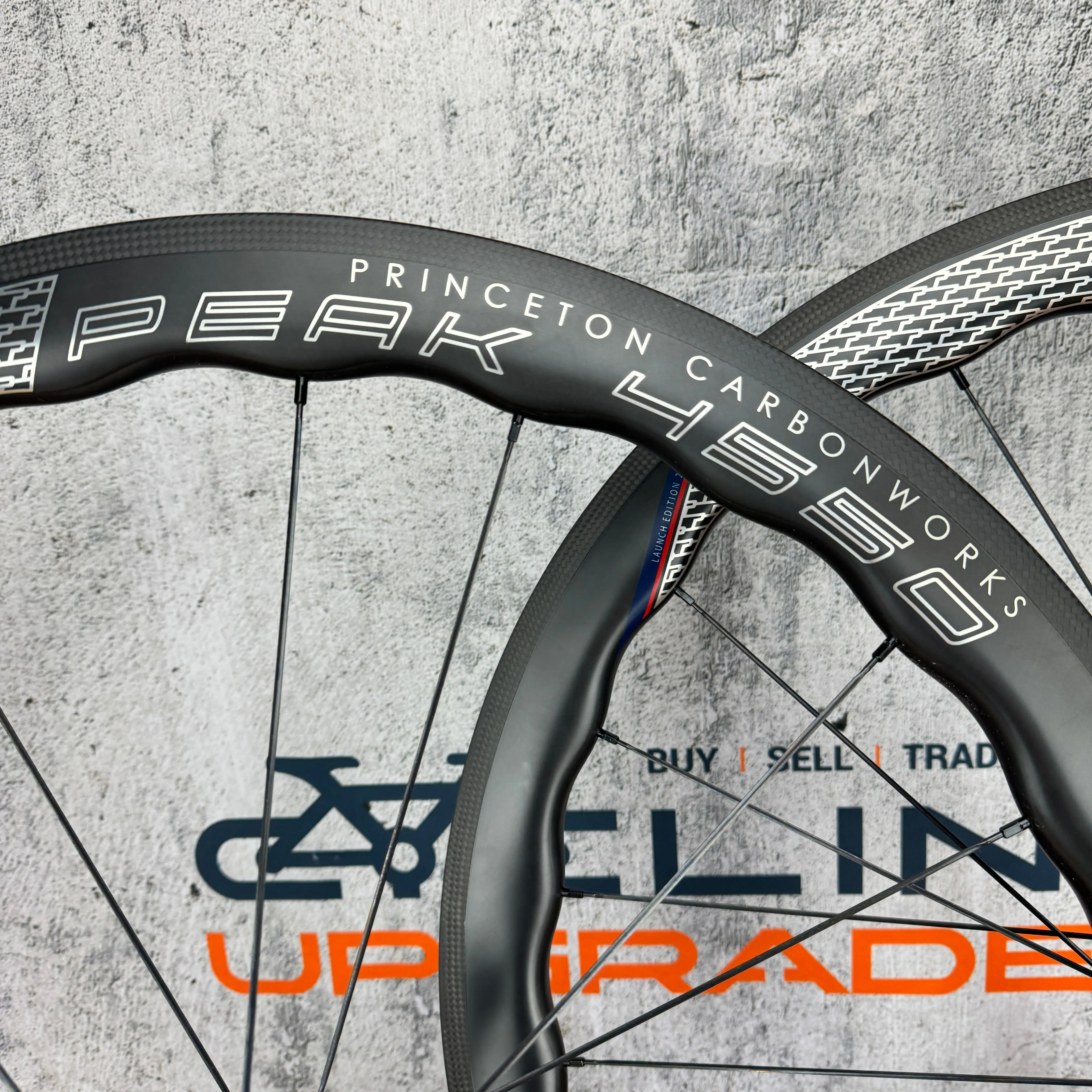 New! Princeton CarbonWorks Peak 4550 Carbon Tubular Wheelset Rim Brake 1135g 700c