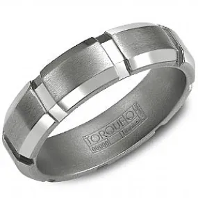 Notched Titanium Band