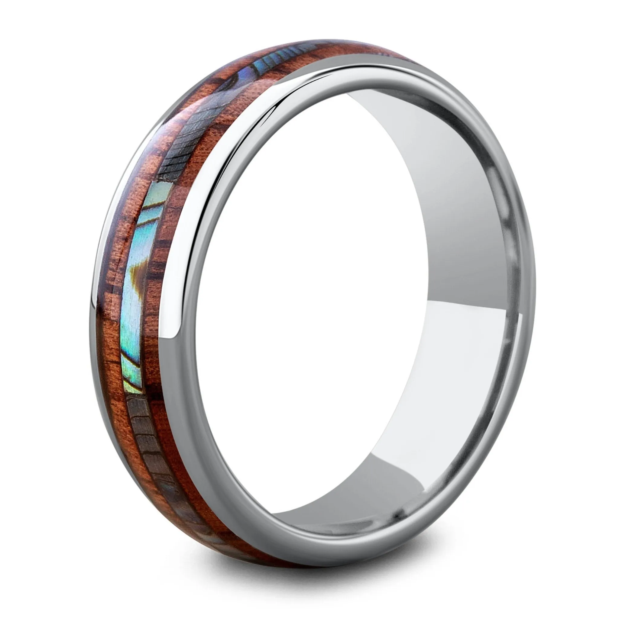 Ocean Wood - Abalone Center Stripe & Koa Wood