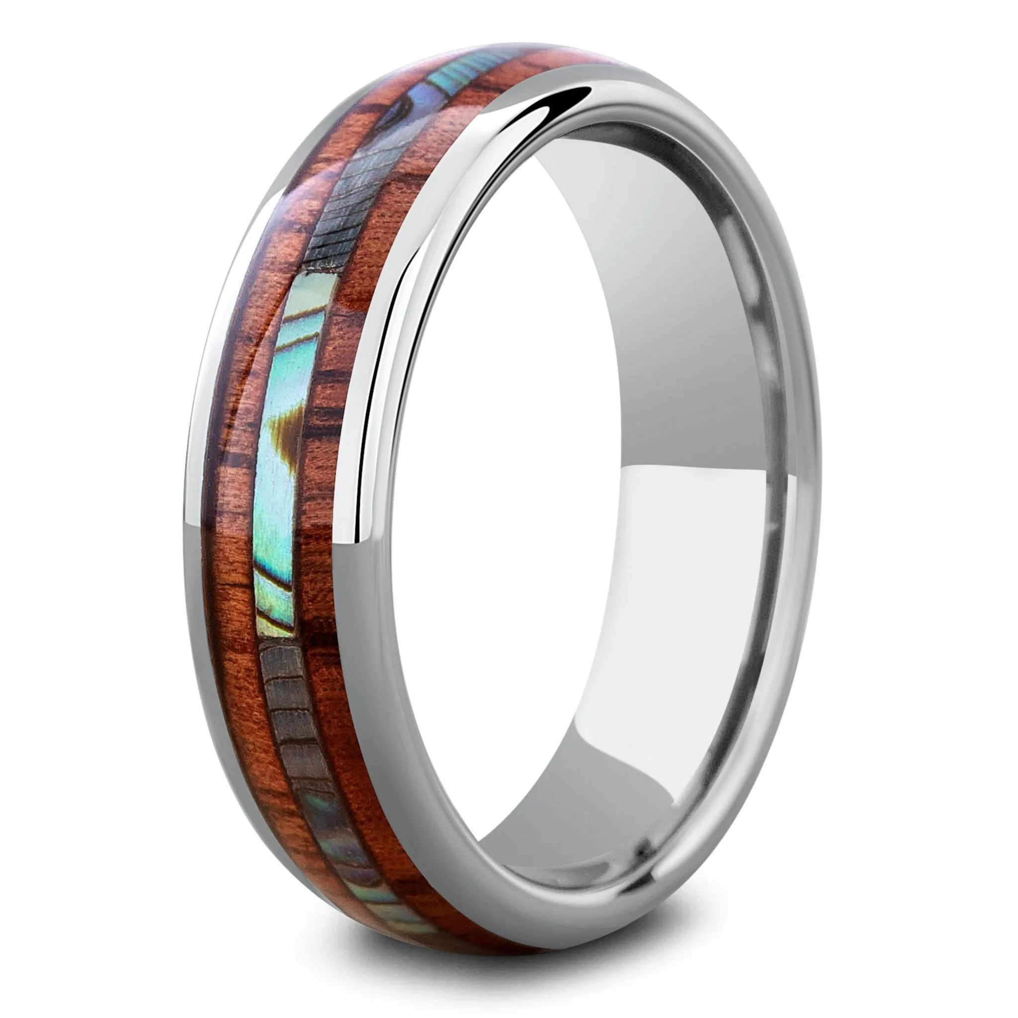 Ocean Wood - Abalone Center Stripe & Koa Wood