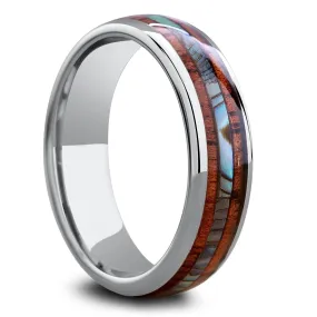 Ocean Wood - Abalone Center Stripe & Koa Wood