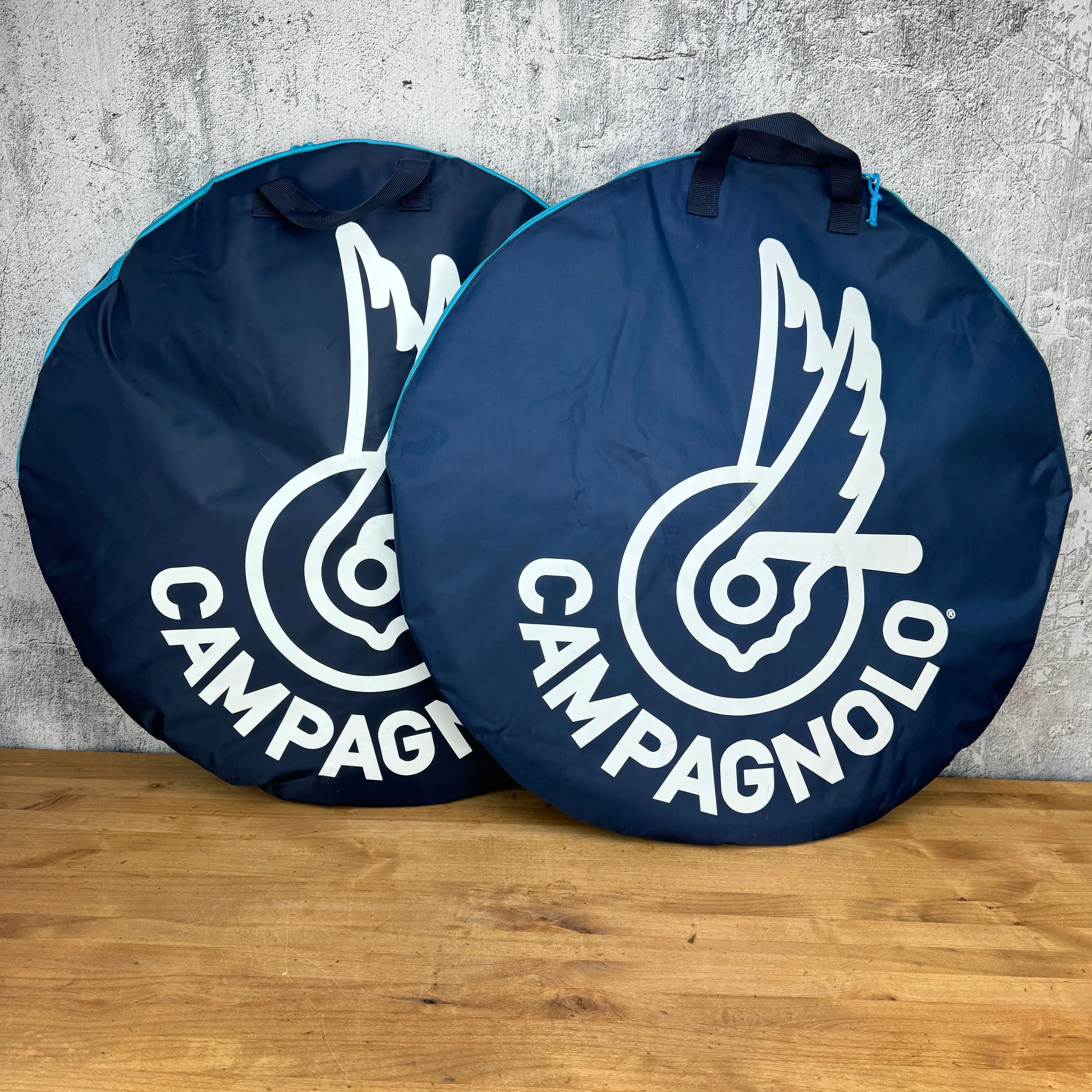 Pair Campagnolo Padded Road MTB Cycling Wheel Bags 700c / 29"