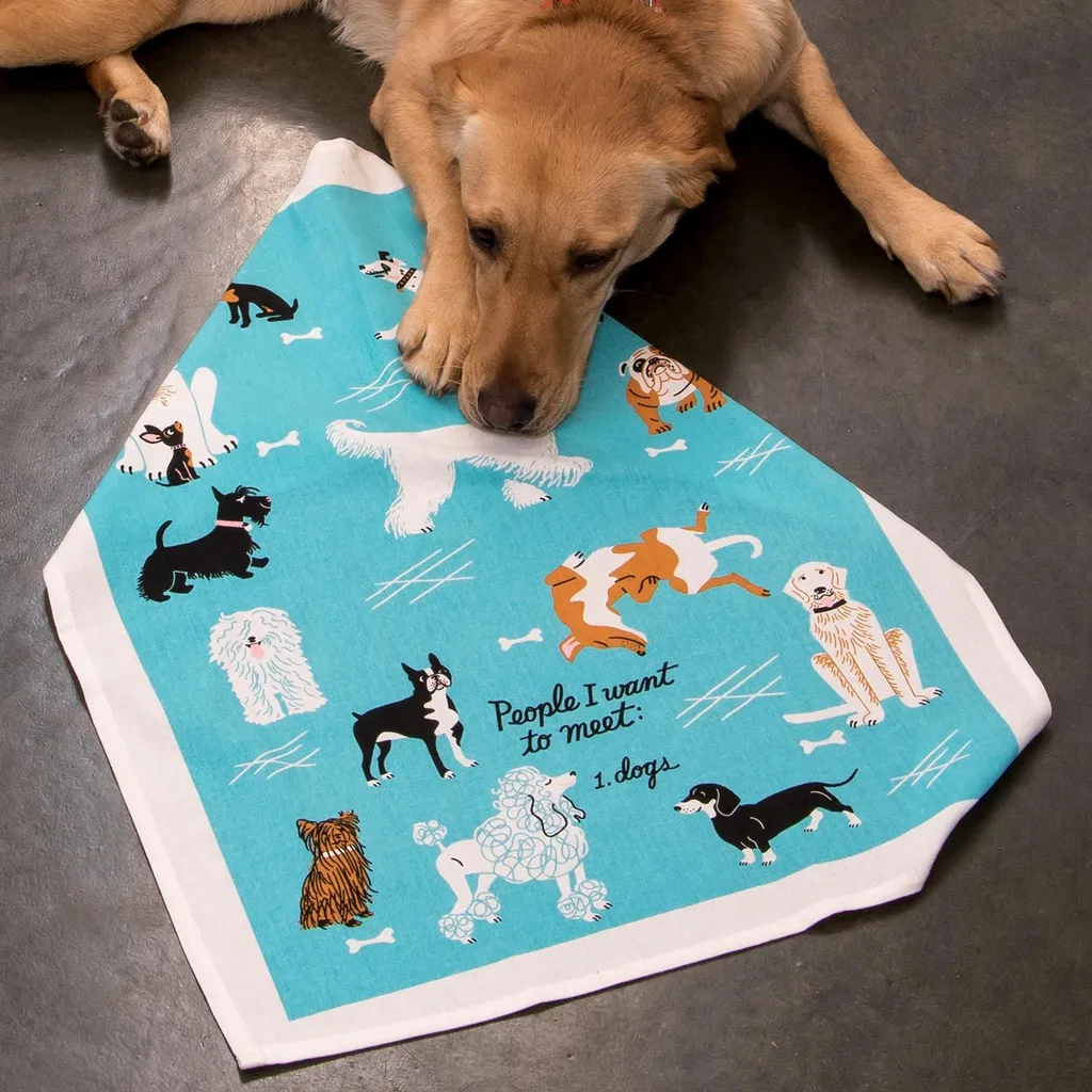People I Want To Meet: Dogs Dish Towel