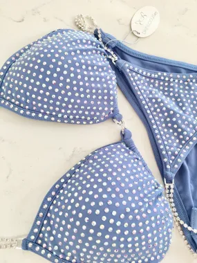 Periwinkle Fitness Competition Bikini