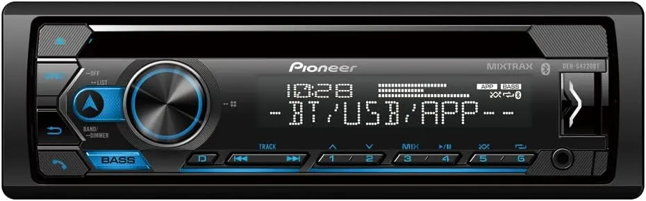Pioneer DEH-S4220BT Single Din Multi-Media Player