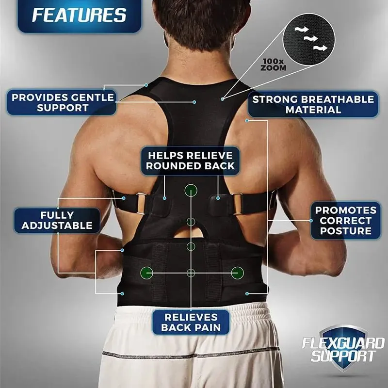 Posture Corrector Brace - Improve Posture & Relieve Pain with Back Support Belt