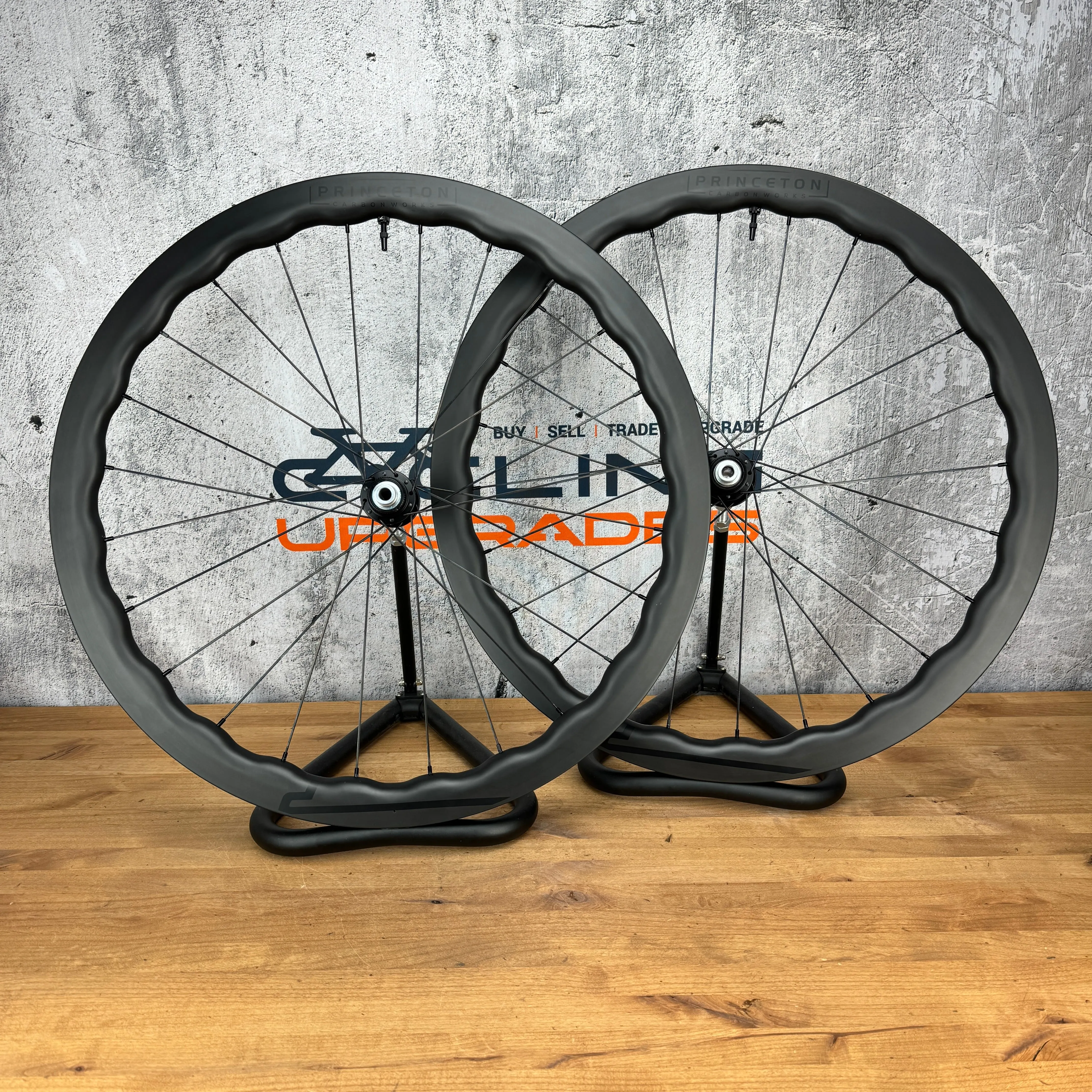 Princeton CarbonWorks Grit 4540 Carbon Tubeless Gravel Disc Wheelset 700c 1540g