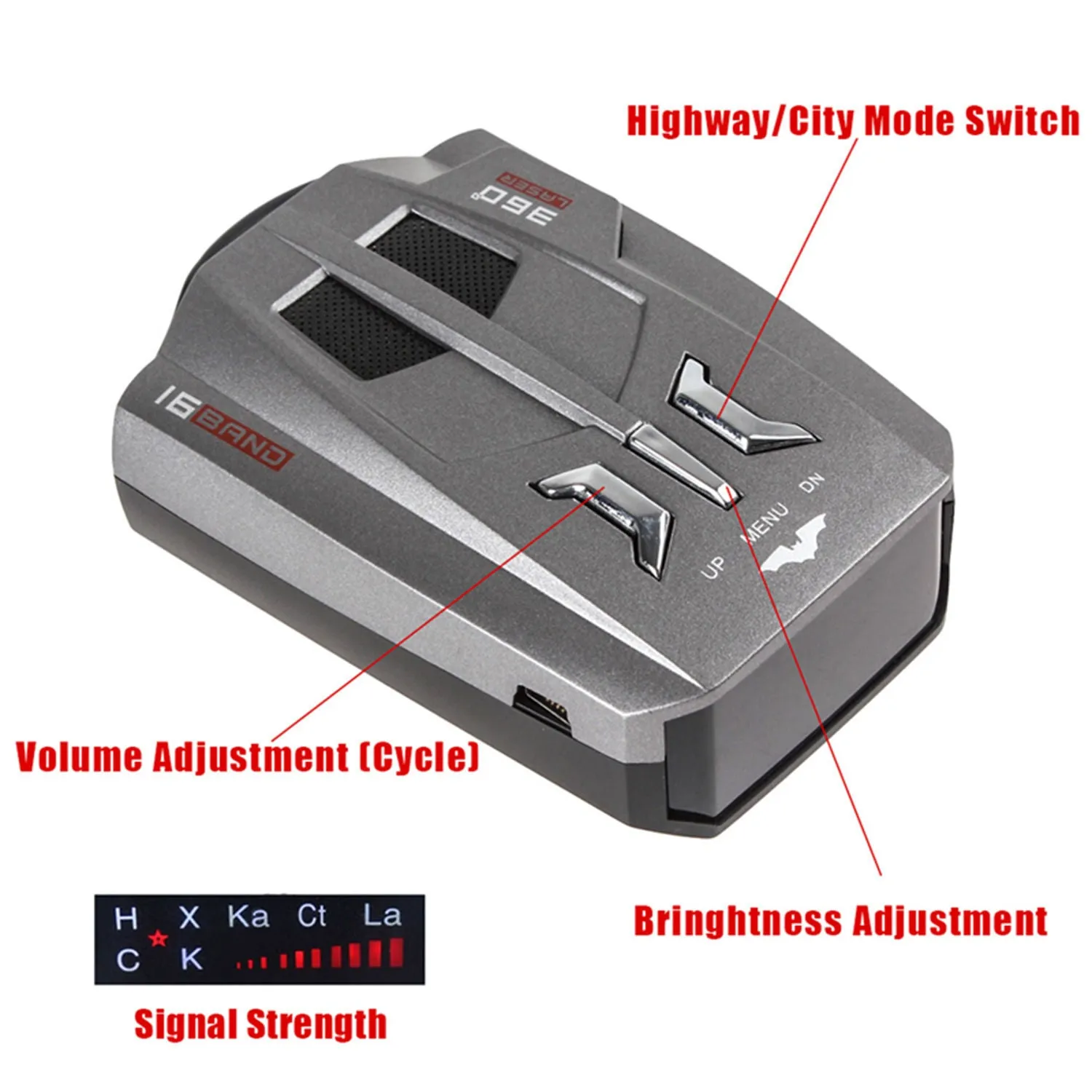 Radar Detector Mobile Speedometer Speed Detector