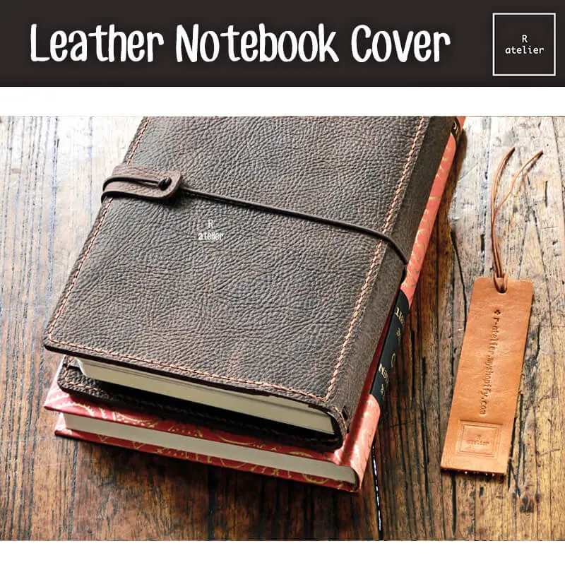 R.atelier B6 / B6 Slim TN Leather Notebook Folio Cover | Bistre Brown