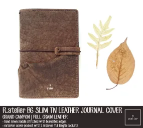R.atelier Custom B6 Slim TN Leather Folio | Grand Canyon