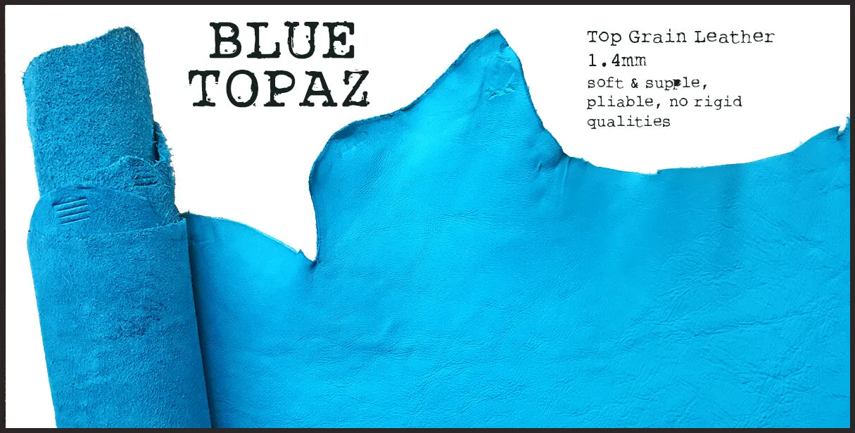 R.atelier Pocket TN Leather Folio | Blue Topaz