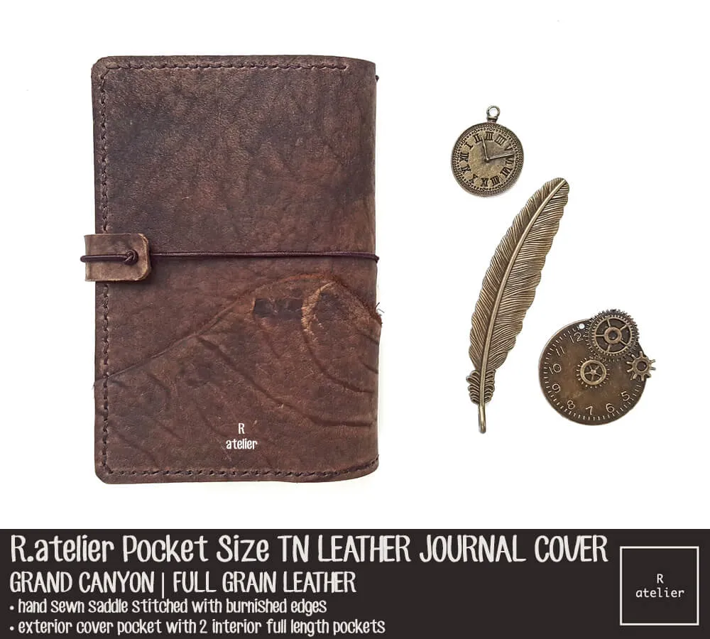 R.atelier Pocket TN Leather Folio | Grand Canyon