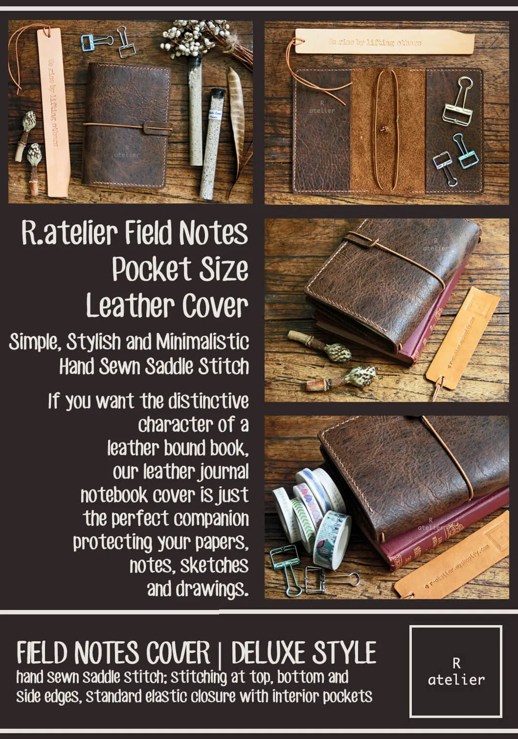 R.atelier Pocket TN Leather Folio | (*One of A Kind*)