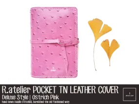 R.atelier Pocket TN Leather Folio | Ostrich Pink