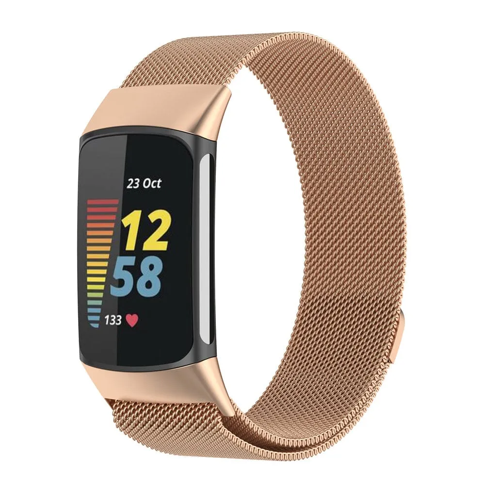 Replacement Milanese Watch Straps Compatible with the Fitbit Charge 6