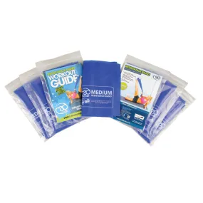 Resistance Band Medium - 10 Pack (1.5m X 15cm)