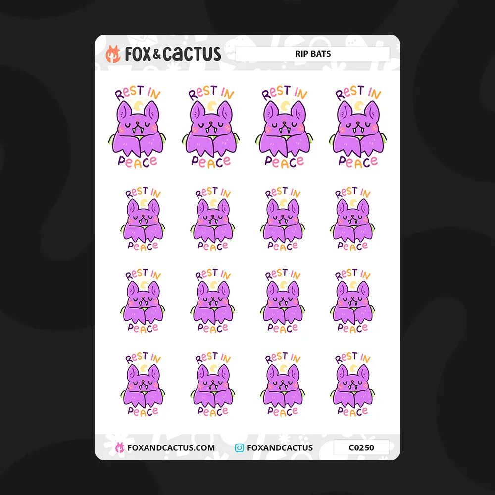 RIP Bat Stickers (RETIRED)