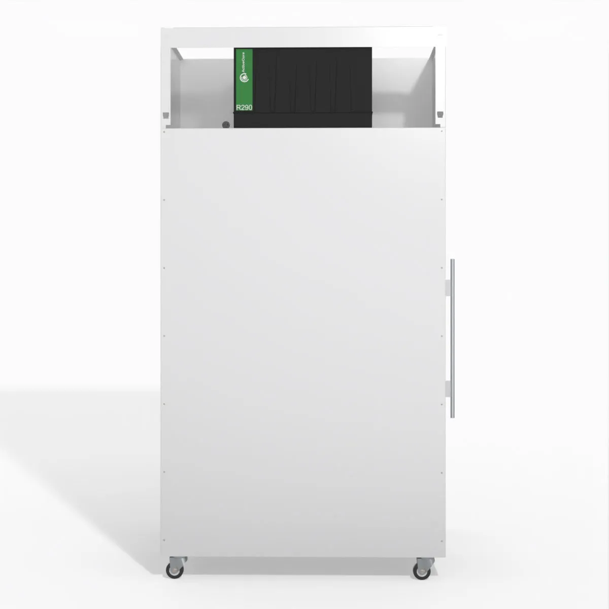 Skope TME1000N-AC 2 Glass Door Display or Storage Fridge, Lit Sign