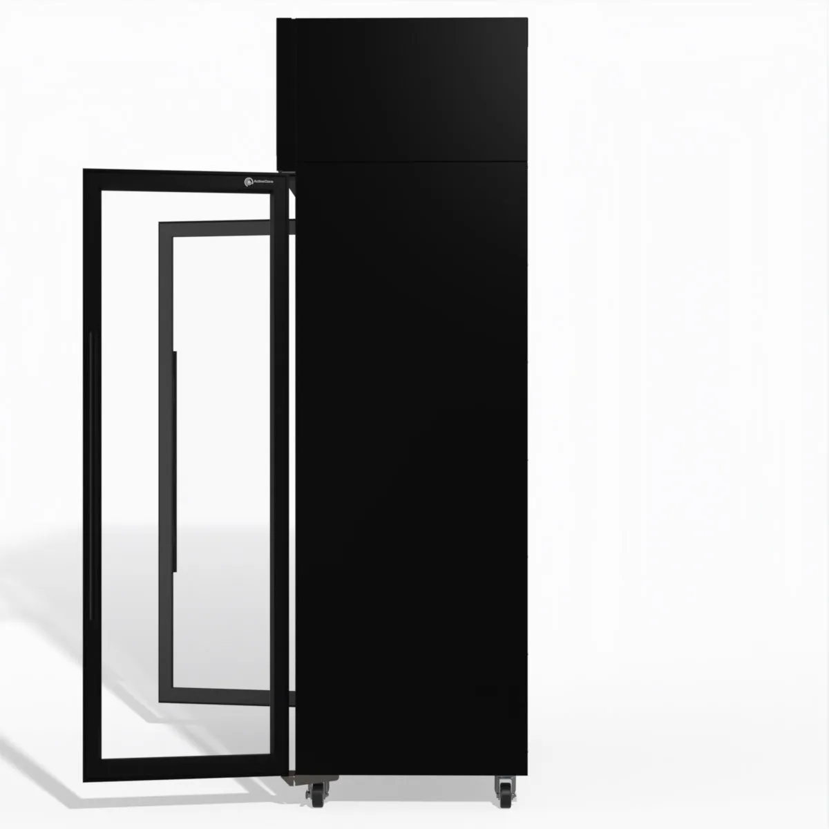Skope TME1000N-AC 2 Glass Door Display or Storage Fridge, Lit Sign