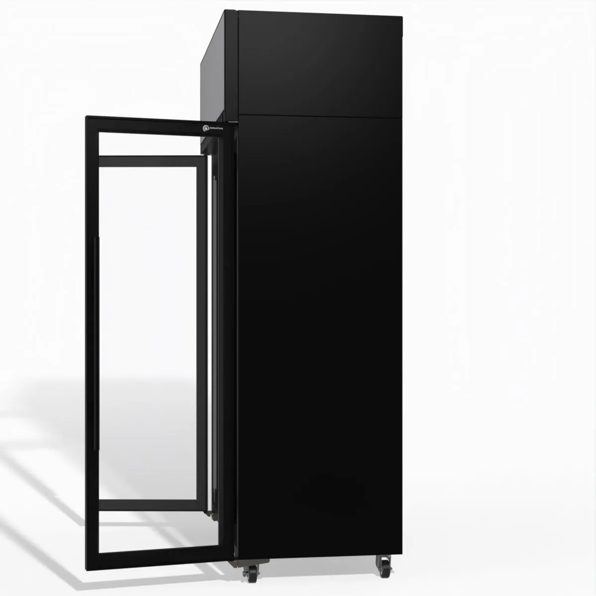 Skope TME1000N-AC 2 Glass Door Display or Storage Fridge, Lit Sign